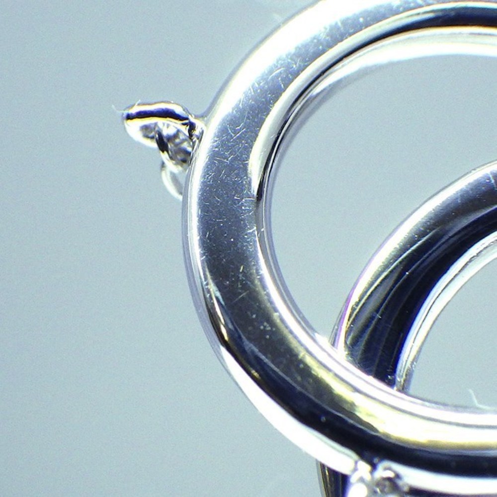 Tiffany Interlocking Circle Diamond Necklace Whit… - image 8